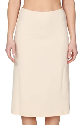 Gaubert Onderrok extra lang - 67-72CM - Lange dames jupon - Huidskleur - Zwart - Wit - L - Beige - L