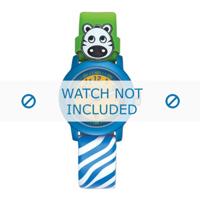 Esprit horlogeband ES106414-40BLGR Leder Blauw - thumbnail