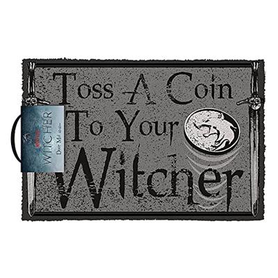 The Witcher Doormat Toss a Coin 40 x 60 cm