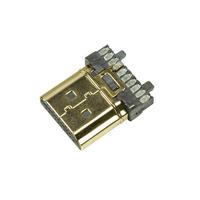 LogiLink CHP001 HDMI Adapter [1x Open kabeleinde - 1x HDMI-stekker] Zwart, Zilver - thumbnail