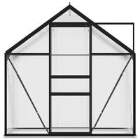 VidaXL Tuinkas 1,33 m² aluminium antracietkleurig - thumbnail