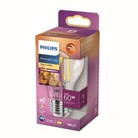 Philips LED Lamp Transparant - 60 W - E27 - Dimbaar warmwit Licht - thumbnail