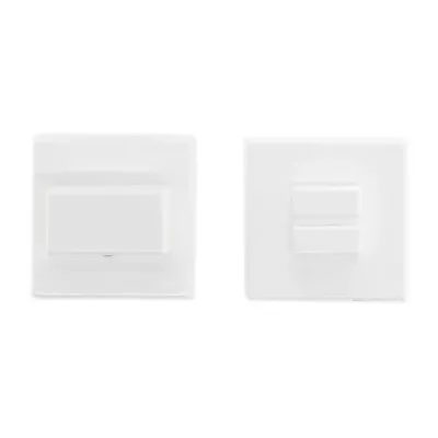 Hdd Pro WC Garnituur Square 48 Mm Wit Structuur