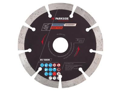 PARKSIDE PERFORMANCE Slijpschijven 125 mm (Diamantdoorslijpschijf) PARKSIDE PERFORMANCE Slijpschijven 125 mm (Diamantdoorslijpschijf)