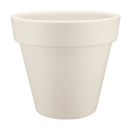 Pure round 80cm linnen wit bloempot elho - Elho - thumbnail