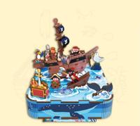 PlayfulMario Pirates Sailing Action met muziek 77 onderdelen Modelbouw Creatief & Educatief - thumbnail
