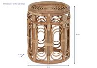 Bijzettafel DKD Home Decor Natuurlijk 35 x 35 x 45 cm - thumbnail