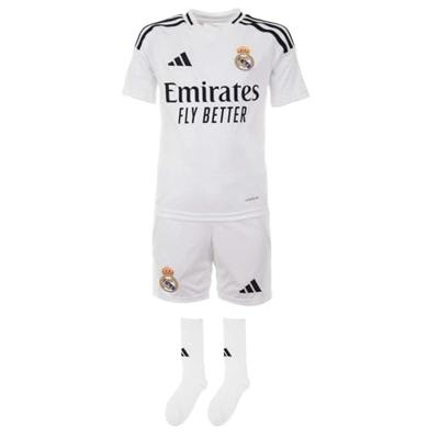 Real Madrid Minikit Thuis 2024/2025 - Maat 104 - Kleur: Wit | Soccerfanshop
