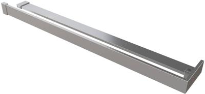 Saqu Modulo handdoekhouder met planchet voor douchewand 120cm chroom