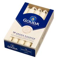Gouda Kroonkaarsen Ivoor 200/24 - thumbnail