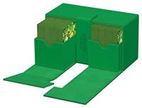 Ultimate Guard Twin Flip'n'Tray 200+ Xenoskin - Green - thumbnail