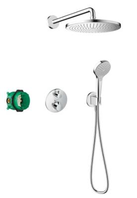 Hansgrohe Croma 280 1jet inbouw doucheset met Ecostat S, chroom