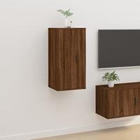 Tv-wandmeubel 40x34,5x80 cm bruin eikenkleur - thumbnail
