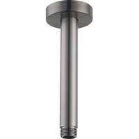 Saqu Universal douche-arm 16,2cm plafondbevestiging gunmetal - thumbnail