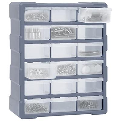 VidaXL Organiser met 18 medium lades 38x16x47 cm
