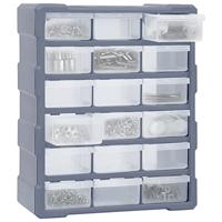 VidaXL Organiser met 18 medium lades 38x16x47 cm - thumbnail