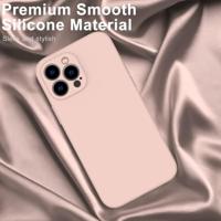 Lunso - iPhone 15 Pro - Hoesje Flexibel silicone Backcover - Lichtroze - thumbnail