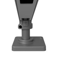 Ergotron 45-682-293 TV-tafelhouder 86,4 cm (34) In hoogte verstelbaar, Kantelbaar - thumbnail