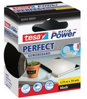 Tesa extra Power Perfect, ft 38 mm x 2,75 m, zwart - thumbnail