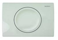 Geberit Delta-15 enkele drukplaat wit - thumbnail