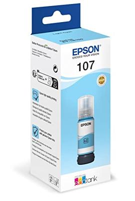 EPSON 107 EcoTank Light Cyan Ink Bottle