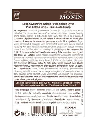 Monin Pina Colada 700ml - thumbnail