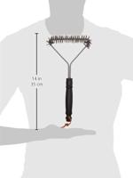 BBQ Schoonmaakborstel Driehoek 30cm - thumbnail