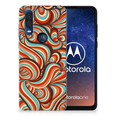 Motorola One Vision Hoesje maken Retro Motorola One Vision Hoesje maken Retro
