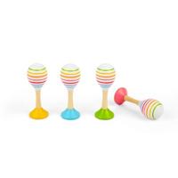 Bigjigs houten junior maraca, 2st. - thumbnail