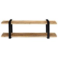 Tv-meubel 130x40x40 cm massief mangohout - thumbnail
