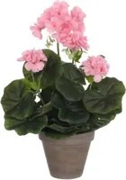 Decoratieve plant Mica Decorations PVC Geranium (11,5 x 33 cm) - thumbnail