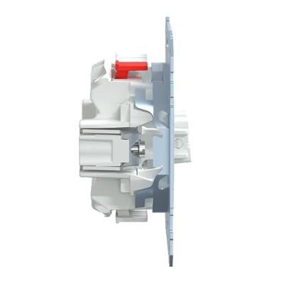 Merten MEG3128-0000 Wisselschakelaar, Knop Inzetstuk Grijs 1 stuk(s)