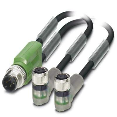 Phoenix Contact 1671441 Sensor/actuator connector, geassembleerd M12 Aantal polen (sensoren): 3 Adapter, Y-vorm 3.00 m 1 stuk(s) Piece