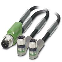 Phoenix Contact 1671441 Sensor/actuator connector, geassembleerd M12 Aantal polen (sensoren): 3 Adapter, Y-vorm 3.00 m 1 stuk(s) Piece - thumbnail