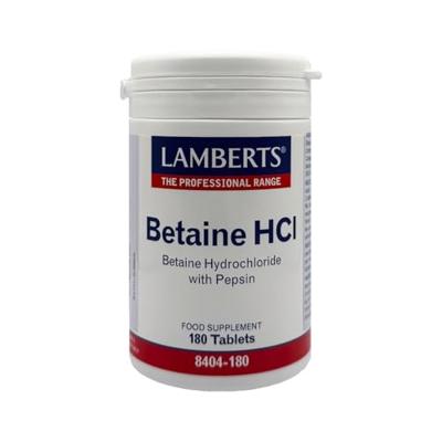 Lamberts Betaïne HCl met Pepsine Tabletten