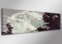 Schilderij - Abstract, 120x40cm. Incl haakjes om op te hangen - thumbnail