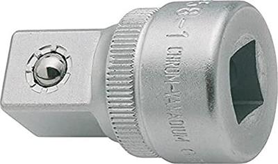 HAZET Vergrotingsstuk 8858-1 · 3/8 inch (10 mm) vierkant hol · 1/2 inch (12,5 mm) vierkant massief · Lengte: 36 mm HAZET Vergrotingsstuk 8858-1 · 3/8 inch (10 mm) vierkant hol · 1/2 inch (12,5 mm) vierkant massief · Lengte: 36 mm