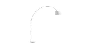 Kave Home Vloerlamp 'May', kleur wit