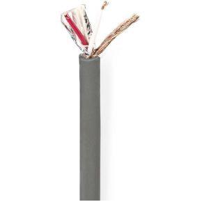 DMX-Kabel | 110 Ohm | 2x 0.23 mm² | 100.0 m | Rond | PVC | Donkergrijs | Rol
