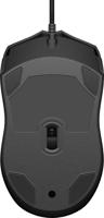 HP 100 Muis Kabelgebonden Optisch Zwart 3 Toetsen 1600 dpi - thumbnail