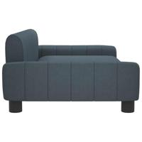 Hondenmand 90x53x30 cm stof donkergrijs - thumbnail