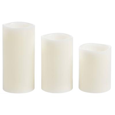 Kaars LED set a 3 stuks