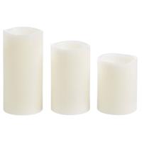 Kaars LED set a 3 stuks - thumbnail