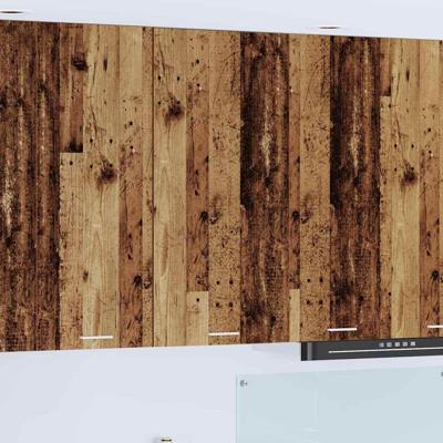 Hangkast Riga Sonoma Eik en Wit 50 x 31 x 100 cm Bewerkt hout