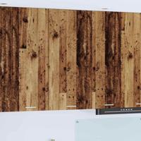 Hangkast Riga Sonoma Eik en Wit 50 x 31 x 100 cm Bewerkt hout - thumbnail