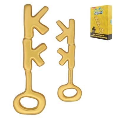 SpongeBob SquarePants Replica Crusty Crab Key 24k Gold Plated SpongeBob SquarePants Replica Crusty Crab Key 24k Gold Plated