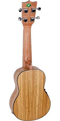 Flight Designer Series DUS320 CEQ SP/ZEB elektrisch-akoestische sopraan ukelele met gigbag