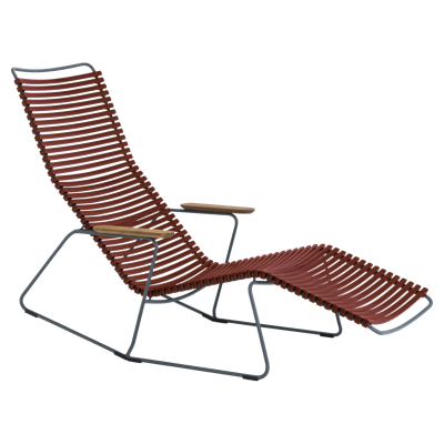 Houe Click Sunrocker ligstoel Paprika