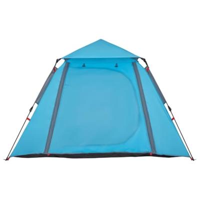 VidaXL Koepeltent 4-persoons snelontgrendeling blauw VidaXL Koepeltent 4-persoons snelontgrendeling blauw