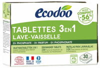 Ecodoo Vaatwastabletten 3-in-1 geconcentreerd eco 30 Stuks - thumbnail